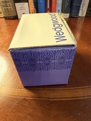 Wedgwood Primrose Yellow On White Jasperware 2.75″ Daffodil Egg – Original Box