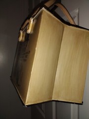Art Deco Style Painted French Shopping Bag