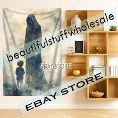 Haunting Spirit Walk Cloth Wall Tapestry haunted gothic style 59X82 in