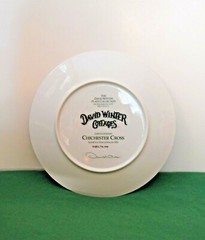 David Winter Plate Collection Chichester Cross. Boxed, Limited. Ed. 7084/10,000