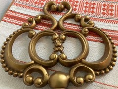 Vintage 1970’s Skeleton Key Wall Decor Sexton Metal Gold-Tone Hanging 27.25”