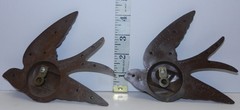 Barn Swallows Burwood Products Resin Wall Art Decor Wood Grain Finish 2650-1