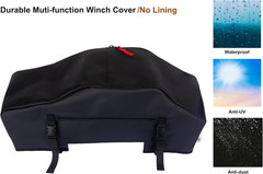 Winch Cover, Heavy Duty Waterproof UV Resistant Accessories for Electric Winches