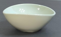 KPM Porcelain Bowl Relief Frog Glazed off white Berlin Rare Vintage