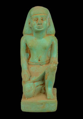 Ancient Egyptian King Tutankhamun Kneeling Statue Rare Figurine BC