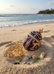 Faberge eggs Imperial Royal Handmade Fabergé egg Trinket 24k Gold 300 Swarovki