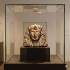 Ancient Egyptian Stone Sphinx Relief Statue Home Decor Symbol of Protection