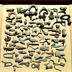 Lot of 10 Roman Bronze Fibulae Metal detecting finds