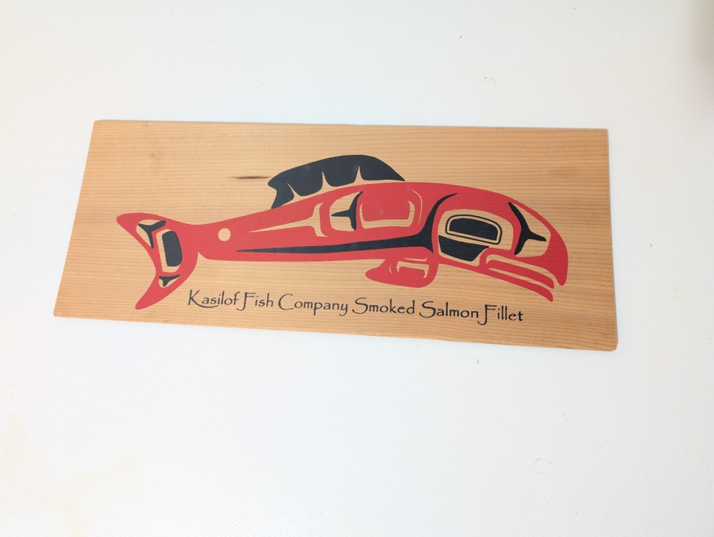 Vtg. Kasilif Fish Co. Woo Plaque Barware Man Cave Decor Sushi Bar