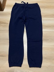 VeeFriends Size XL Classic Logo Sweatpants Navy Blue Spellout Black Cat
