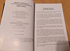Benet’s Roman Artefacts of England & the United Kingdom by Brett Hammond Superb