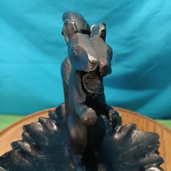 Vintage Aluminum Cast Squirrel Collectible Nut Cracker Black