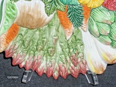 Fitz & Floyd Herb Garden Thyme Basil Oregano Parsley Canape Plate 1996