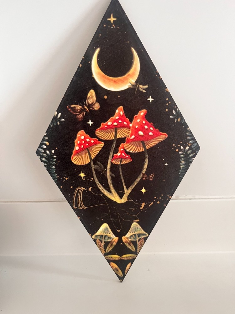 3 Pieces Gothic Wall Decor Boho Sun Moon Phases Wall Art Gothic Minimalist Stars