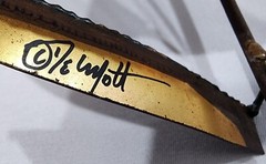 Vintage MCM DEMOTT Brass Sailboat Metal Wall Hanging Sculpture – Signed