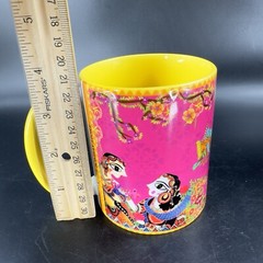 The Bombay Store 10 Oz Multicolored Indian Theme Porcelain Coffee Mug Cup