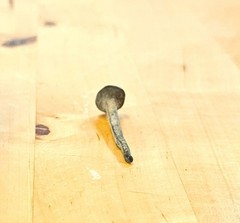 Antique Roman Wrought Iron Nail Artifact 2”
