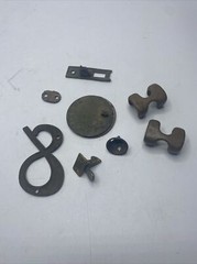 Metal Detector Finds Lot Number 8 Funnel? Latch Door Brass? MK