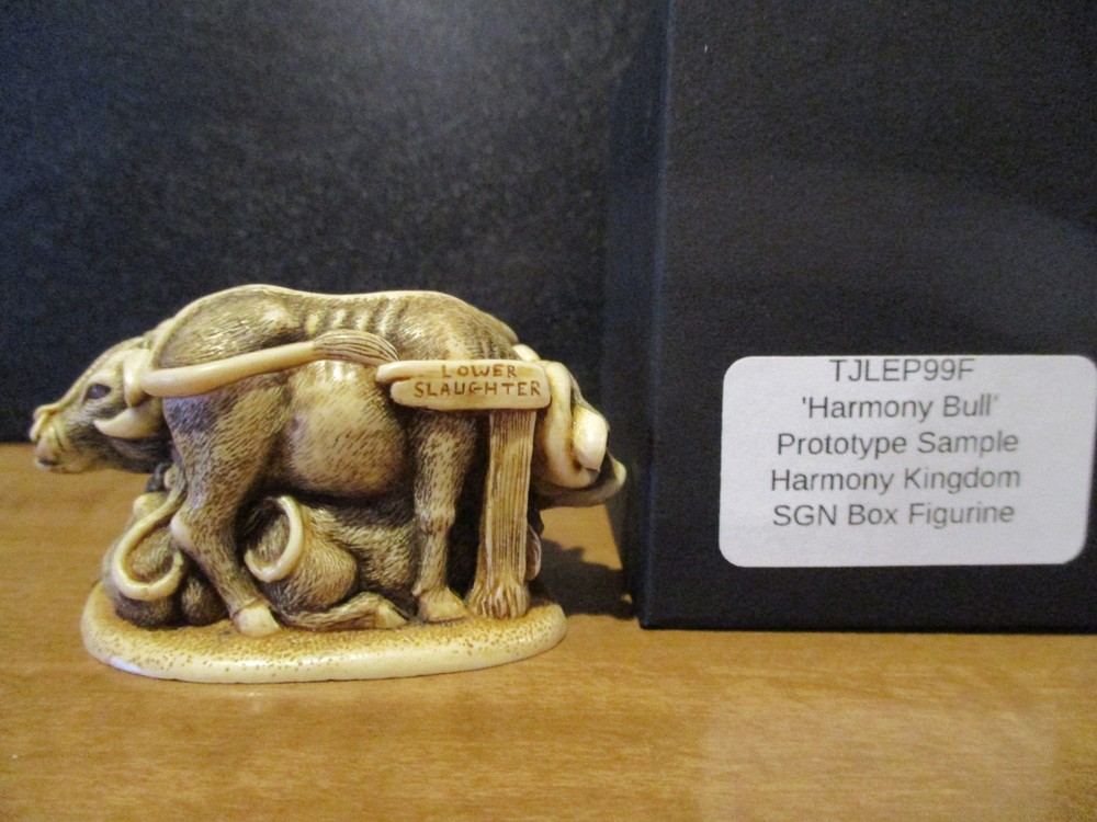 Harmony Kingdom Harmony Bull Prototype Sample Mold Variation Lower Slaughter SGN