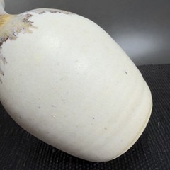 Vintage Stoneware Pottery Drip Glaze Bud Vase Vessel Bottle Artist Signed Decor