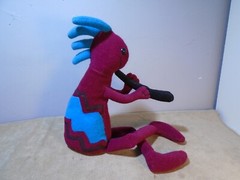 FABRIC BEAN BOTTOM KOKOPELLI SHELF SITTER PLUSH UNBRANDED (ML828)