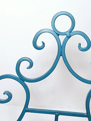Turquoise Ornate Metal Display EASEL HOLDER STAND for Books or Pictures 15”x10”