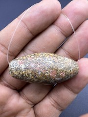 Genuine Old Ancient Natural Jasper Stone Rare Unique Bead From Central Asia
