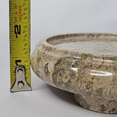 5″ Round Marble Plant Stand Beige Stone Footed Candle Holder – Pier 1 – Pakistan