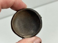 AMAZING AUTHENTIC MINIATURE PRE-COLUMBIAN EFFIGY POTTERY TRIPOD BOWL POT, MEXICO