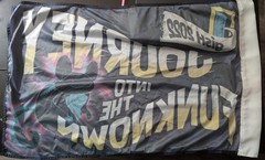 2022 G.I.S.H. Flag “Into The Funknown” Signed By Misha Collins