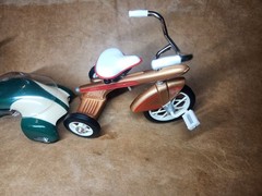 Hallmark Kiddie Car Classics 1960 Blaz O Jet & 1939 American National Pedal Bike