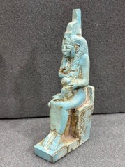Rare Antique Pharaonic Stone Isis God Statue Ancient Egyptian Antiquities B.C
