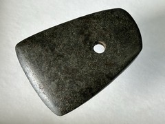 INCREDIBLE AUTHENTIC PRE-COLUMBIAN DRILLED STONE CELT / AXE / PENDANT ~ MEXICO