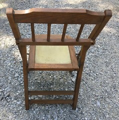 Babee Tenda Wood All Purpose Folding Chair child’s vintage