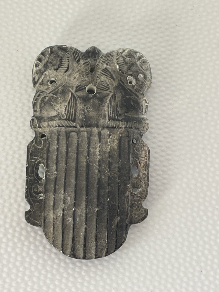 Unknown Stone Carving (Necklace? ) See Pictures Details /Wear