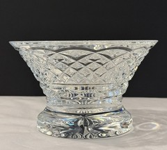 Waterford Crystal Glass Arklow Pattern Decorative Footed Trinket Candy Bowl