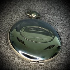 Dalvey – Pocket Compass – World Map – Stainless Steel – 1993 – Made In Scotland