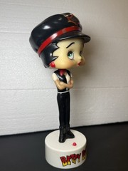 Betty Boop Lot Of 2 – 2003 Biker Girl Bobble Head Motorcycle & Shoe Salt Shaker