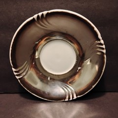 RARE Sterling Silver Dipped 6″ Plate Johann Haviland Bavaria
