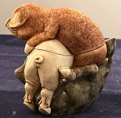 Harmony Kingdom ~ A LOVE SUPREME ~ Prototype ~ UK Made ~ NIB~Pigs ~RW Redemption