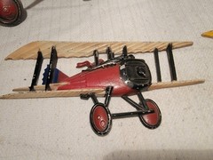 Sexton Airplanes Cast Metal Wall Set o 5 Original Paint 2 Sizes USA Made VIntage