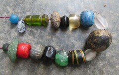 Ancient mix glass beads From Afghanistan.