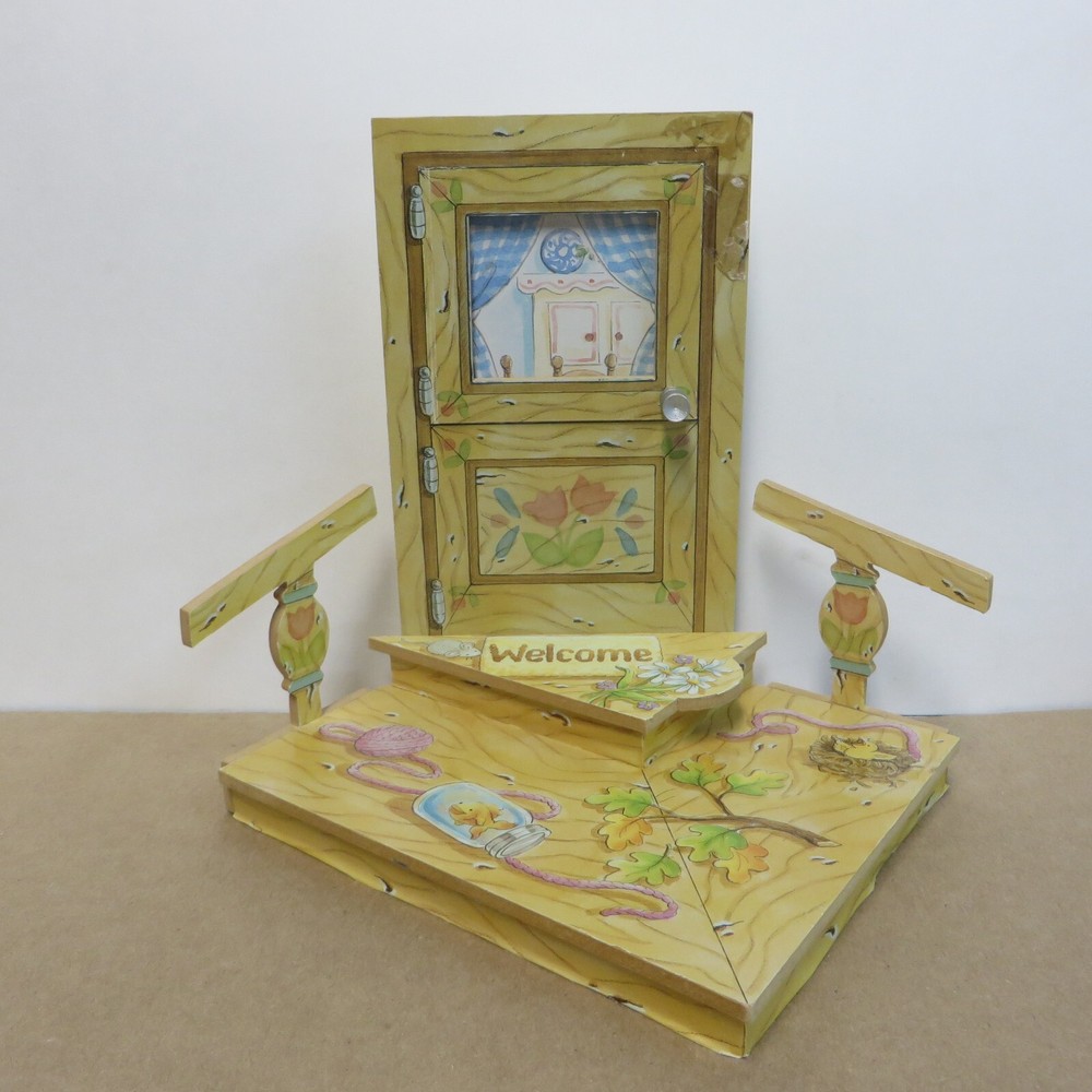 Enesco 1997 Welcome Porch Door Display Stand #296945 New VINTAGE 28 YEARS OLD