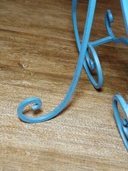 Turquoise Ornate Metal Display EASEL HOLDER STAND for Books or Pictures 15”x10”