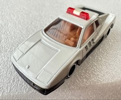 Tomica Japan Ferrari Testarossa Police Car Metropolitan Police Collection Displa