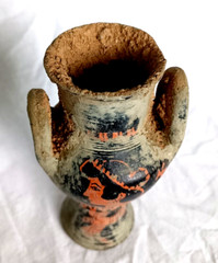 300 BC Ancient Roman Pottery Ceramic Terracotta Vessel Jug Amphora Pot Pitcher