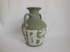 Wedgwood Sage Green Jasperware Portland Vase
