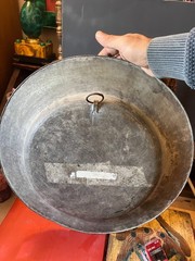 Large Late 19th Century Wall Hanging Antique Copper Middle Eastern Charger Plate