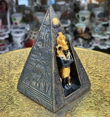 Ancient Egyptian Antiquities Exquisite Pyramids with Pharaonic Inscriptions BC