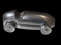 Cast Aluminum Roadster Decorative Art Auto Paperweight Desk Piece diecast